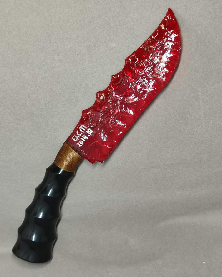 Opal/Art Glass Dagger