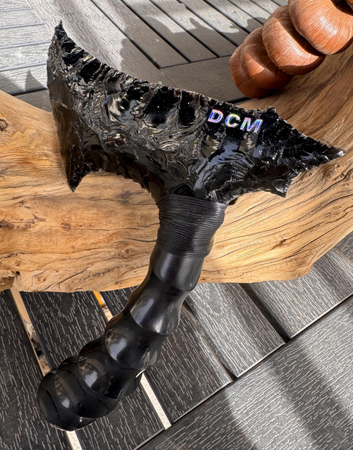 Obsidian War Axe