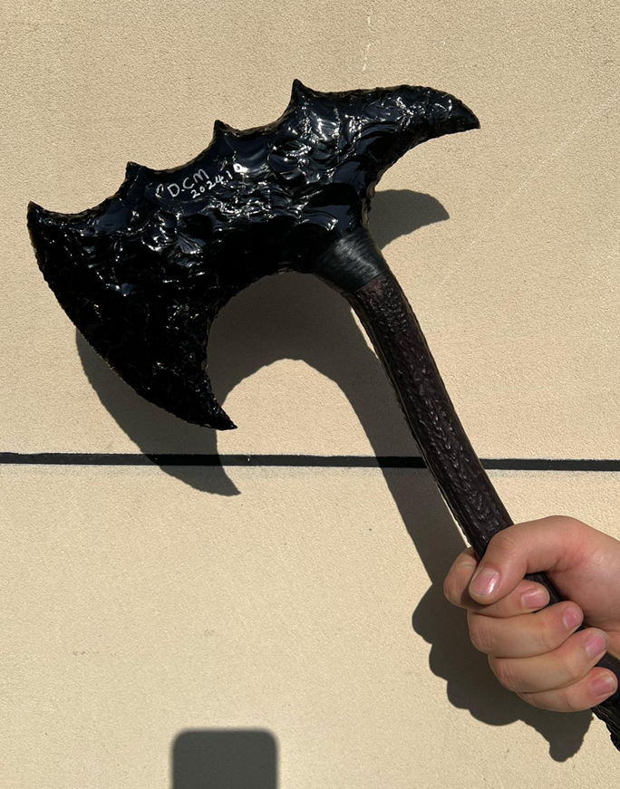 Obsidian War Axe